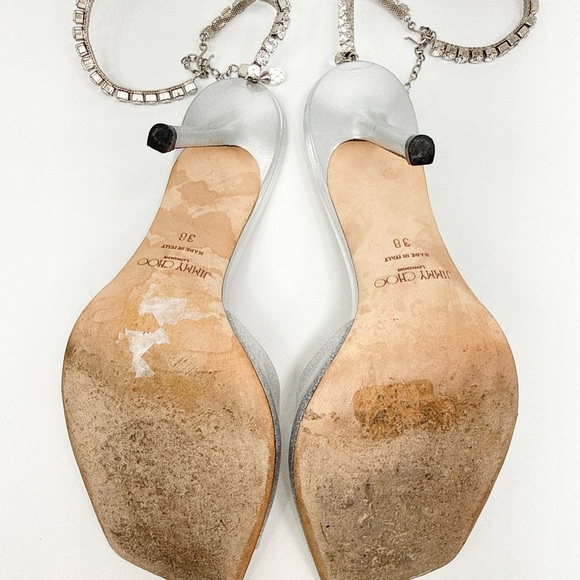 Jimmy Choo
Women's Saeda 100 Embellished High Heel Sandals - Picture 8 of 10